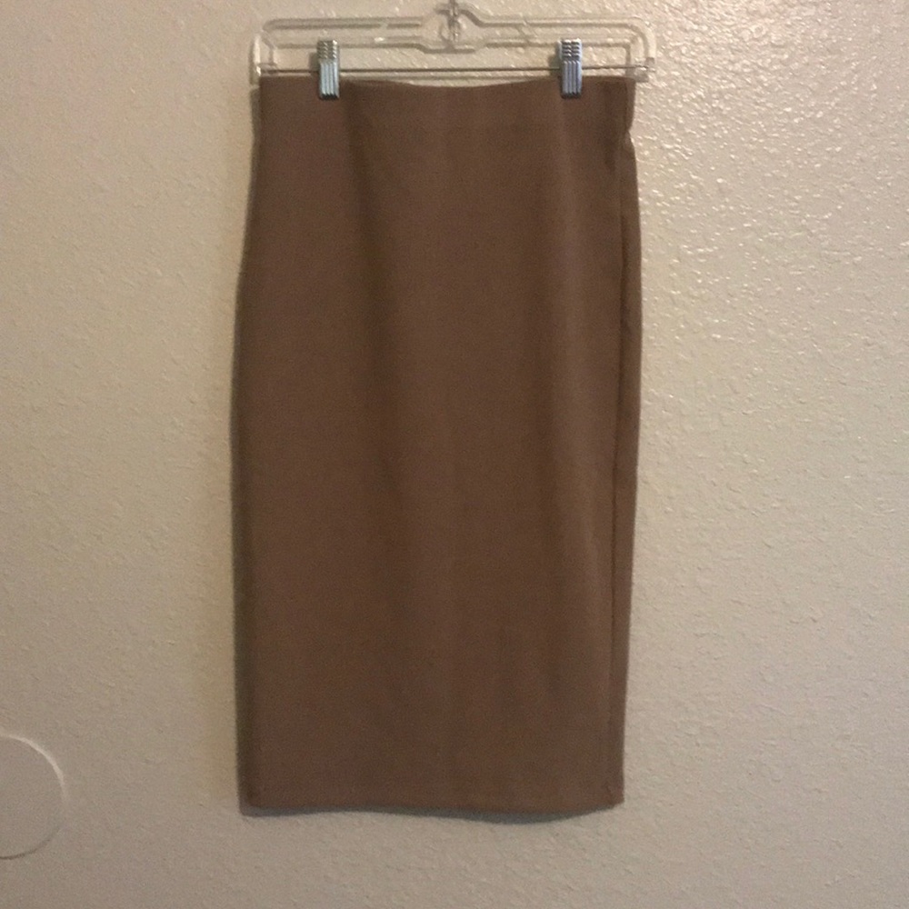 Tan Pencil Skirt NWT